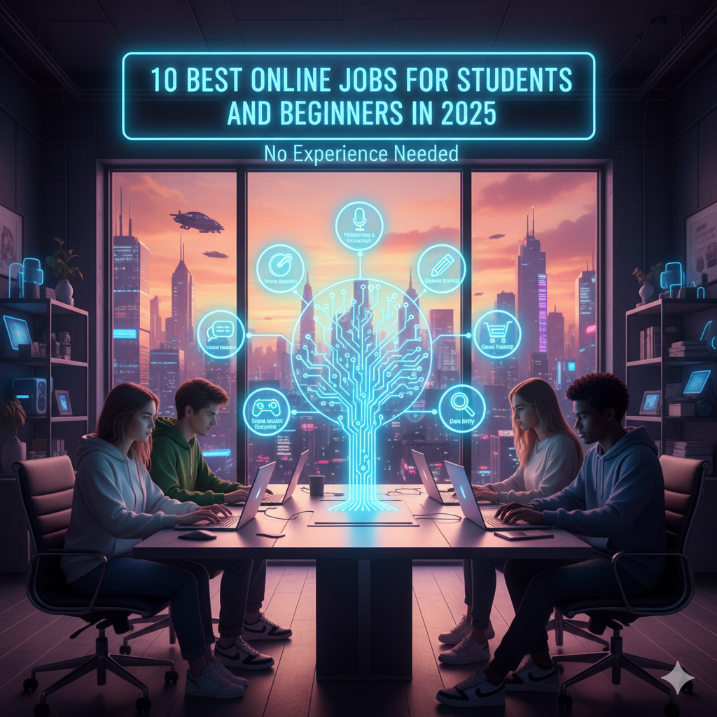 10 Best Online Jobs for Students and Beginners in 2025 (No Experience Needed)