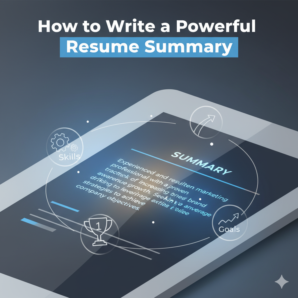 How to Write a Powerful Resume Summary That Gets Attention