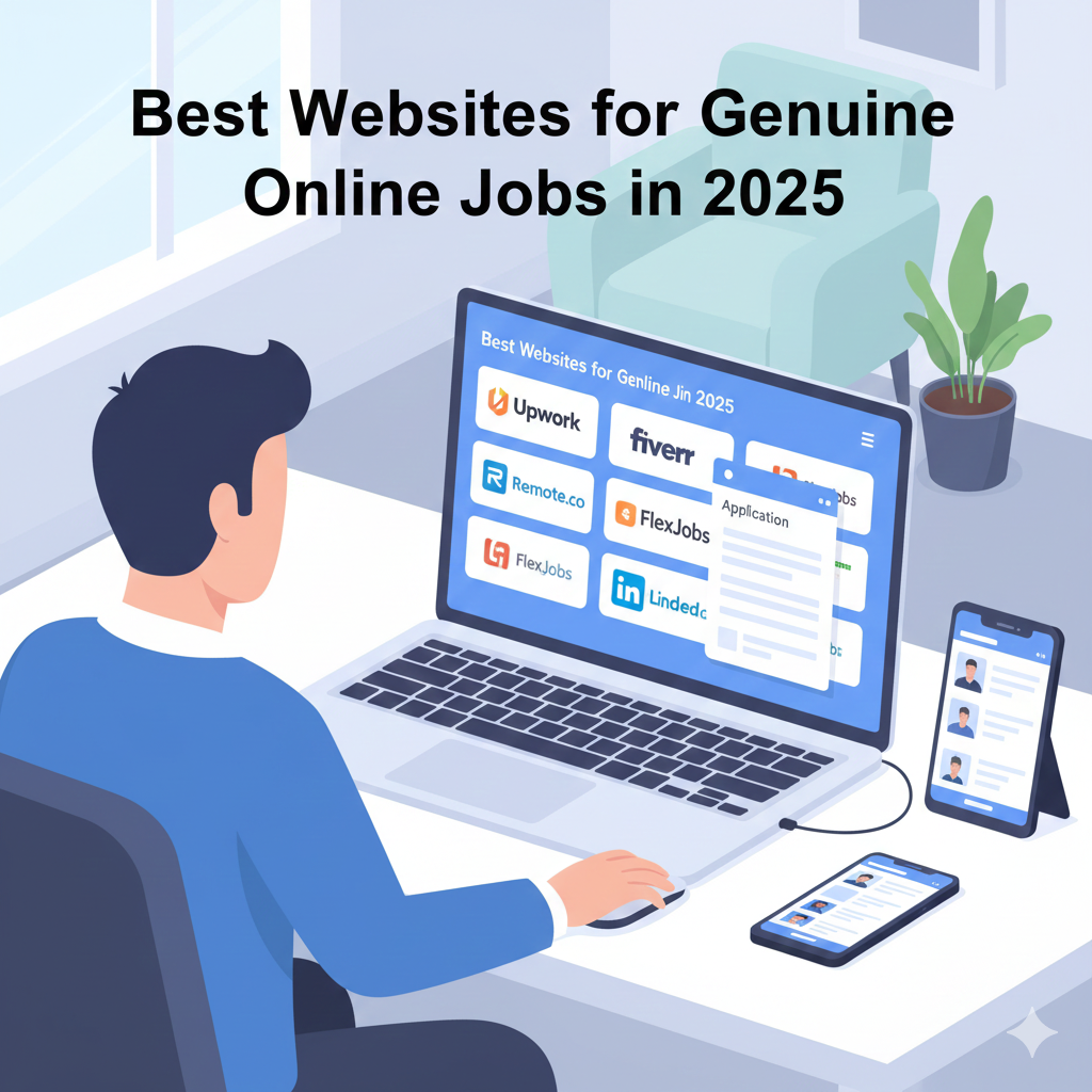 Best Websites to Find Genuine Online Jobs in India (2025)