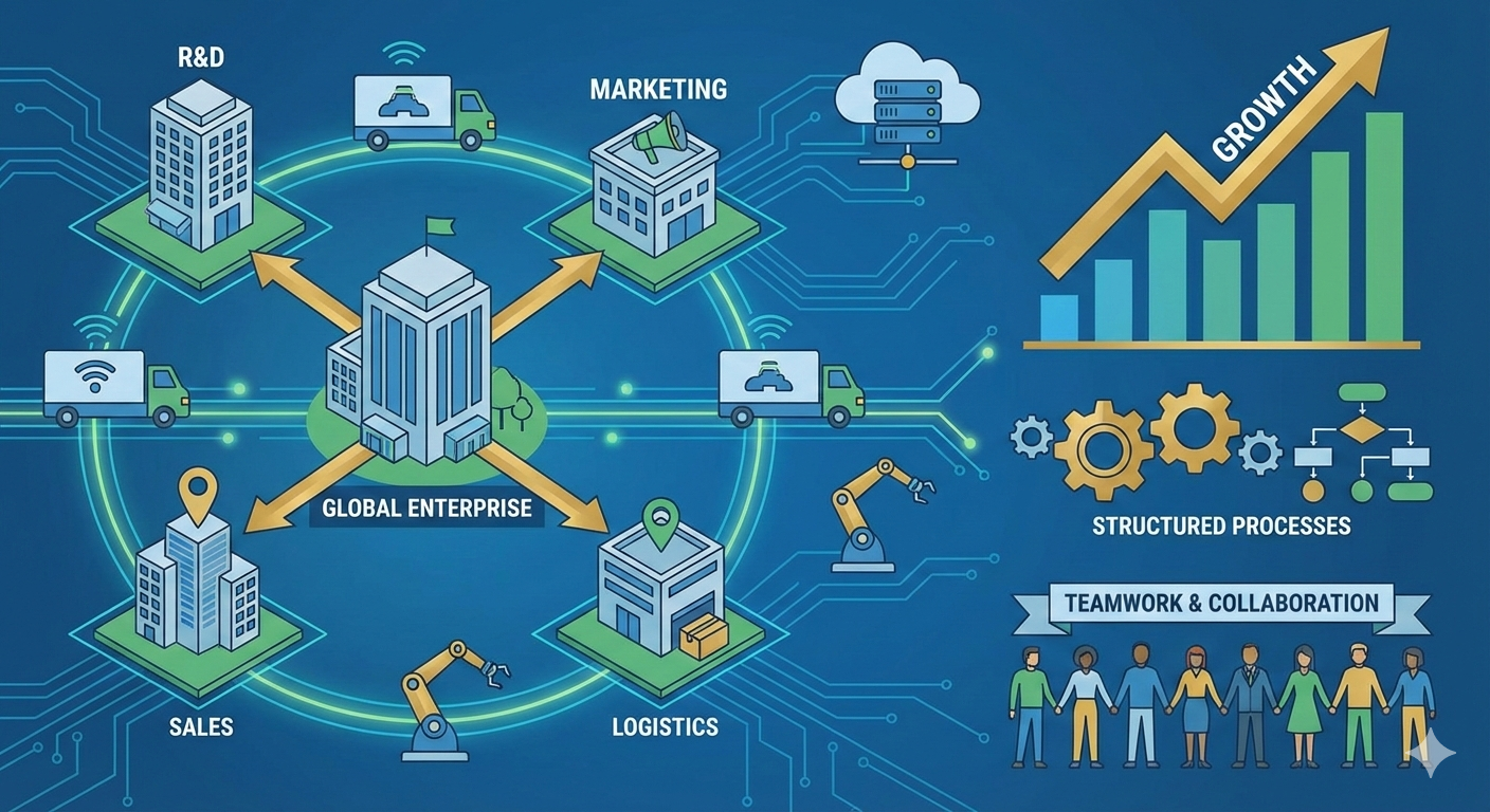 How Large Companies Scale Operations Efficiently