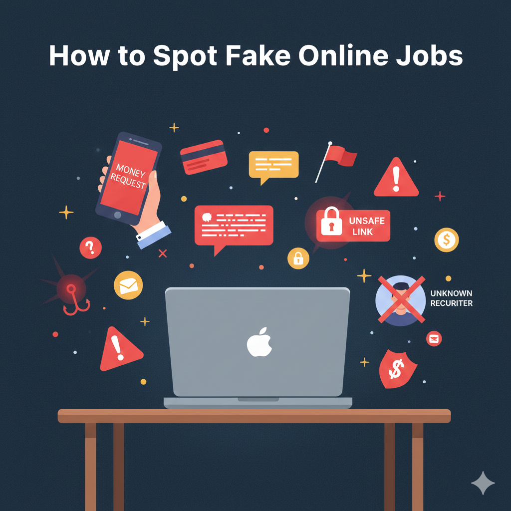 How to Spot Fake Online Jobs: 7 Red Flags You Must Know