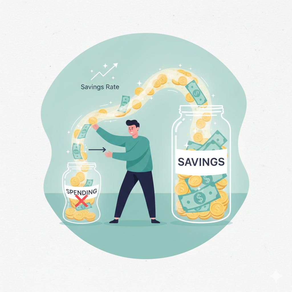 How to Increase Your Savings Rate Without Increasing Your Income